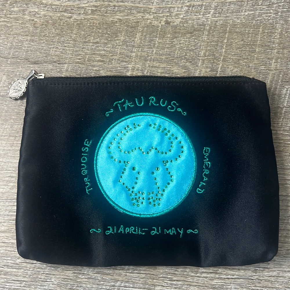 Lulu Guinness Taurus Zodiac Cosmetic Bag